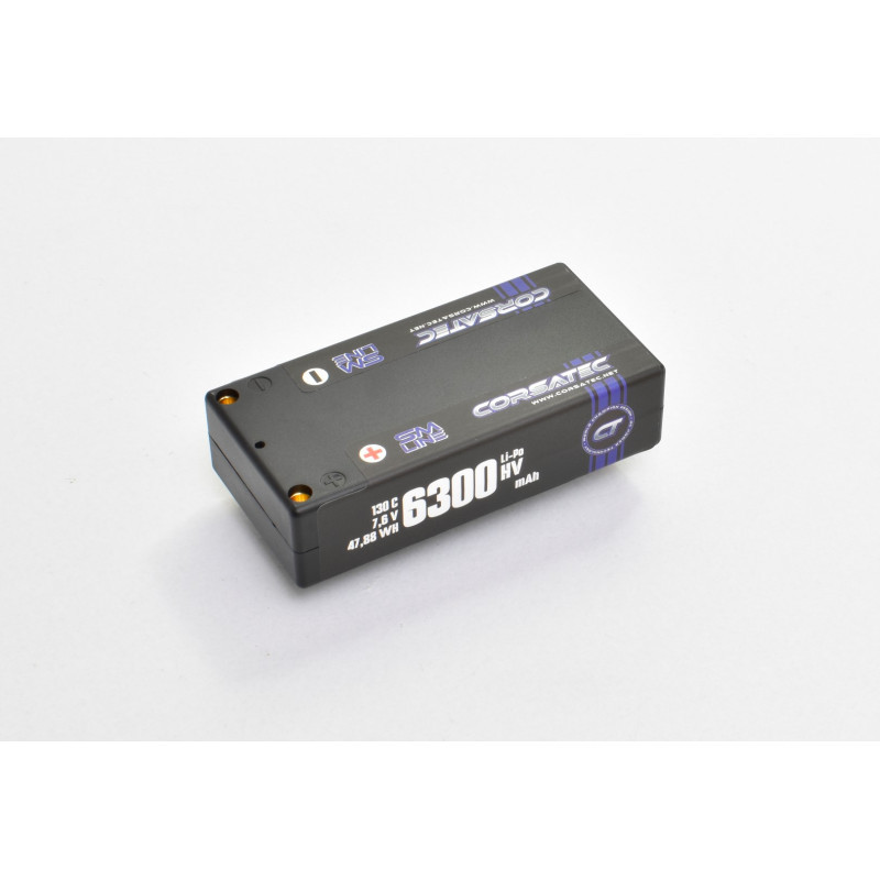 LiPo accu Batterij Corsatec SM Line HV SHORTY - 2S - 7.6V 6300mAh te koop belgie genk houthalen rc winkel