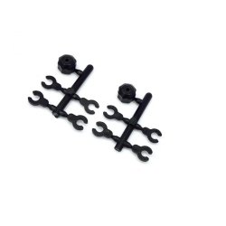 Kit clisp entretoises axe triangle suspension supérieur voiture rc Genius GTC8.23
