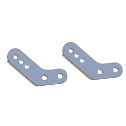 Kit 2 supports fixation amortisseurs voiture rc Genius GTC8.23