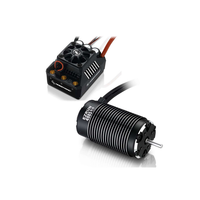 Combo Motor Hobbywing EZRUN SL 4985 1650kV + Regelaar variator esc  EZRUN MAX6 160A