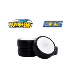 Kit 4 pneus caoutchouc MATRIX 28 SHORES - Voiture RC 1/10 carpet à vendre magasin modélisme belgique