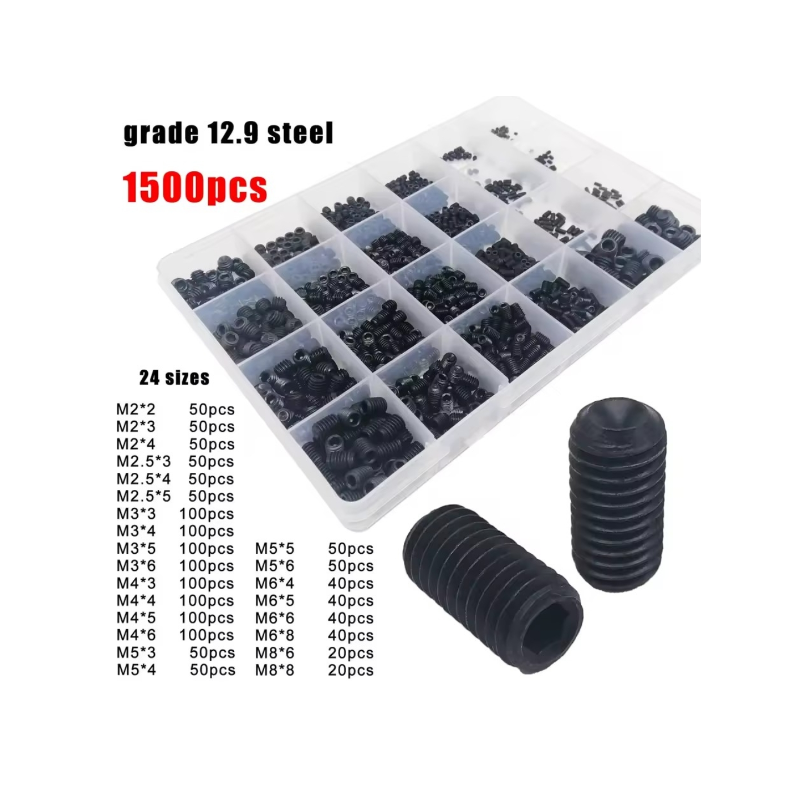 Kit de 1500 vis hexagonale sans tête M2, M3, M4, M5, M6, M8 - Kit modélisme à vendre belgique
