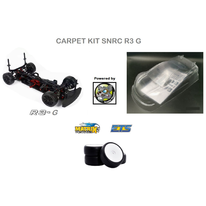 CARPET KIT - RC auto circuit 1/10 SNRC R3-G 1/10 te koop belgie rc winkel belgie