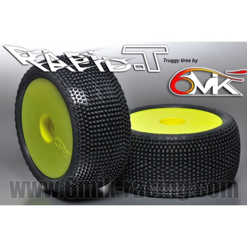banden TRUGGY RAPID-T 6MIK gemonteerd gelijmd op GEEL VELGEN te koop belgie