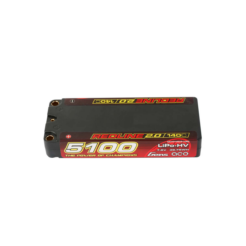 LiPo accu Batterij GENSACE - 2S - 7.6V 5100mAh à vendre scooter passion magasin de modélisme belgique liege