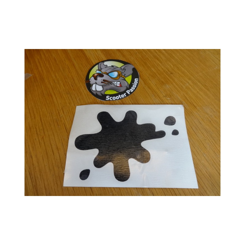 autocollant lambretta gp dl tablier tache encre