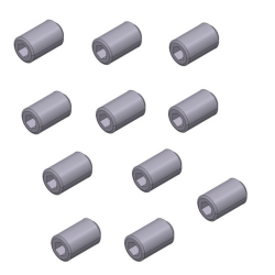 Set 10 schroefdraad  M3X20...