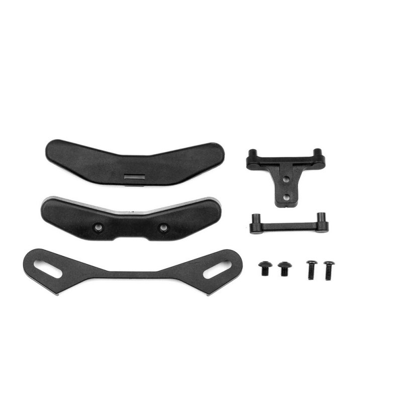 Kit protection tour d'amortisseurs et support aileron buggy Team Associated RC10B7 à vendre magasin modélisme belgique mcm