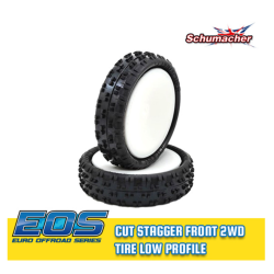 Kit 2 pneus 1/10 BUGGY 4X2...