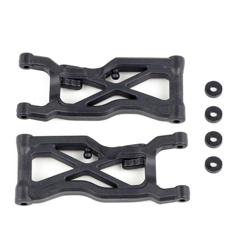 Kit triangles suspension ARRIERE buggy rc 1/10 Team Associated - OPTION CARBONE RC10B7