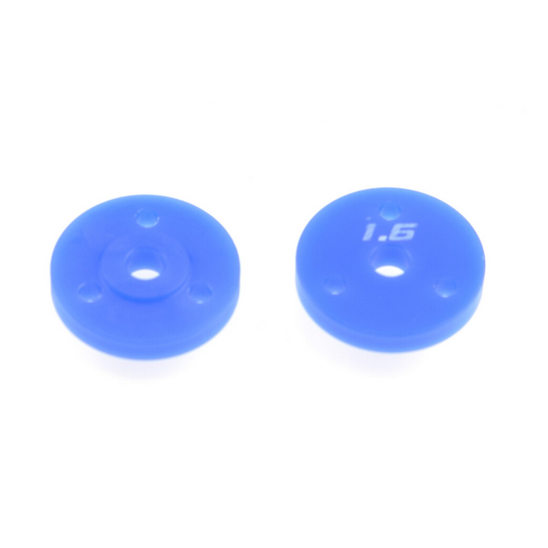 Set 2 shockdempers zuigers rc Buggy 1/10 Team Associated RC10B7 - 3 holes - 2x1.6mm - OPTIE REVOLUTION DESIGN