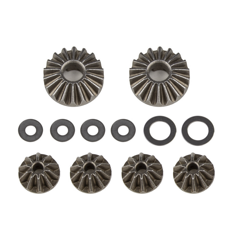 Kit révision PIGNONS différentiel rc 1/10 Team Associated RC10B7 - METAL