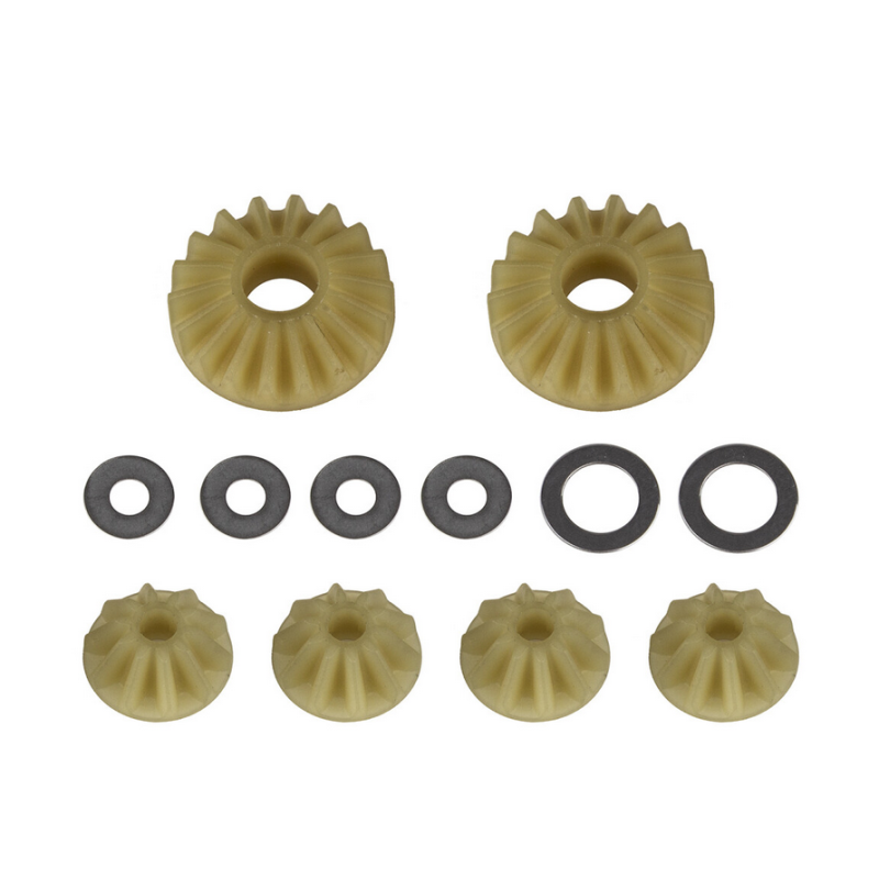 Set differentiel TANDWIELEN rc buggy 1/10 Team Associated RC10B7 - PLASTIC