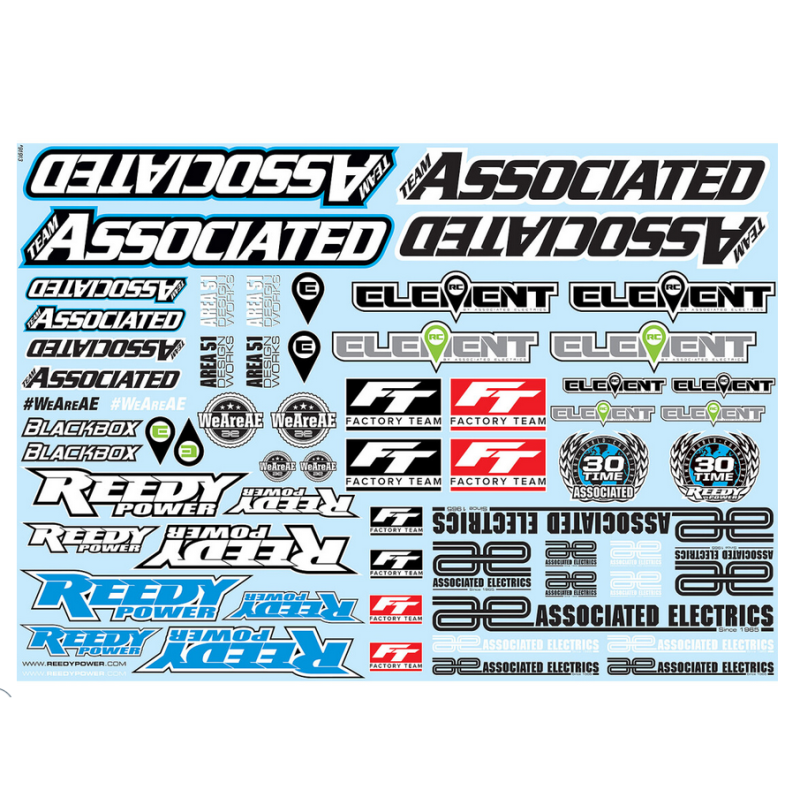 Stickers set Team Associated te koop belgie