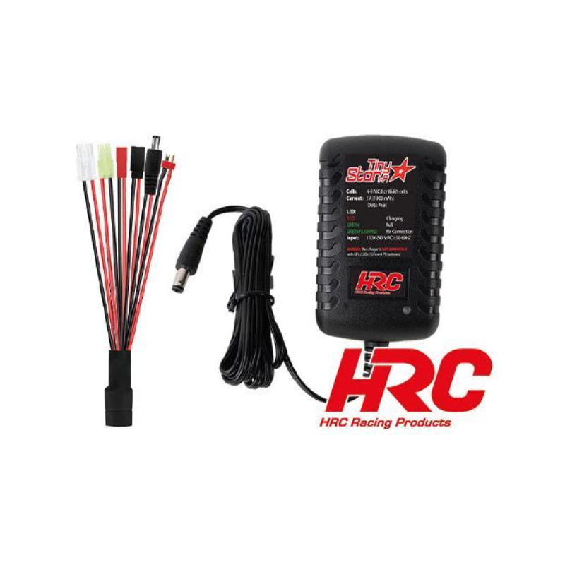 Modelbouw oplader NiCD / NiMH - HRC Tiny Star - 1A Delta Peak - pour accus 4~8 cells