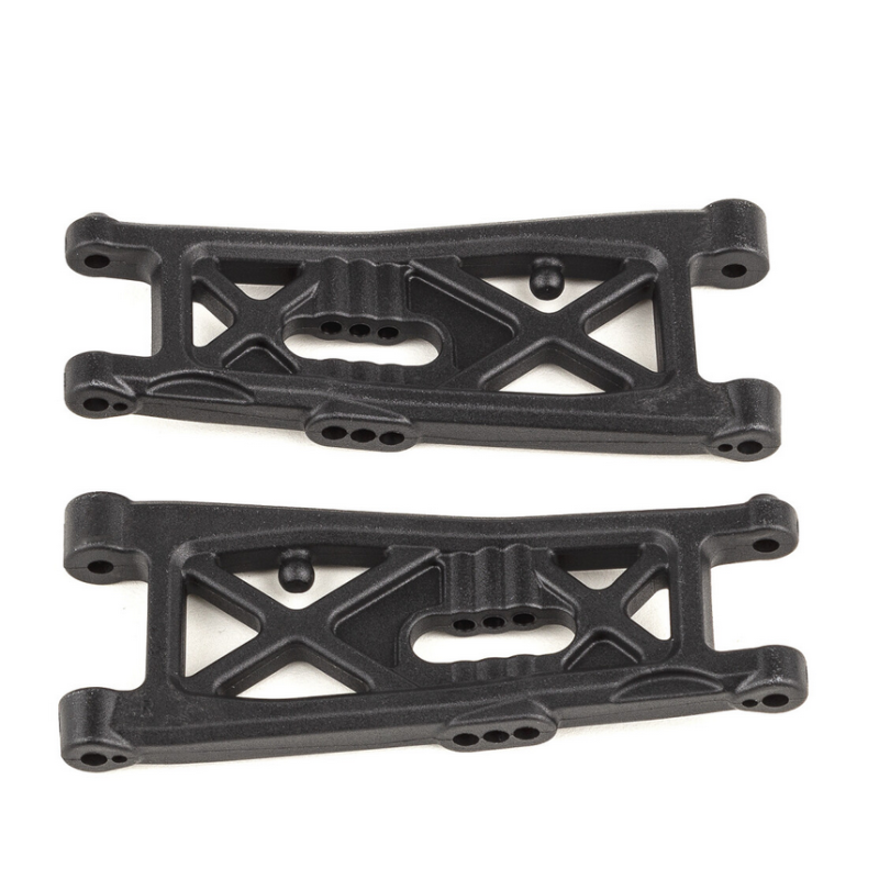 Kit triangles suspension AVANT buggy rc 1/10 Team Associated - OPTION CARBONE RC10B7 à vendre magasin modélisme belgique