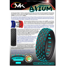Kit 2 pneus 1/10 6MIK AXIUM - AVANT BUGGY 4X2 - CARPET