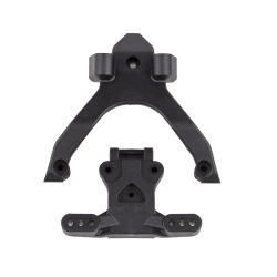 Plaque de support supérieur buggy RC10B7 Team Associated Factory Team - OPTION CARBONE