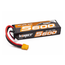 LiPo accu Batterij KONECT - 2S - 7.4V 5600mAh 60C - HARD CASE - XT60 te koop rc winkel modelbouw belgie