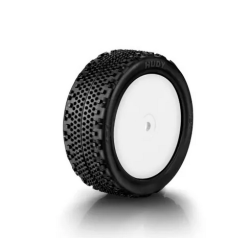 Kit 2 pneus 1/10 HUDY 101 AVANT BUGGY 4X4 - CARPET - MONTES COLLES