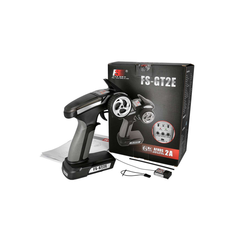 Radio uitzender Flysky FS-GT2E  + ontvanger