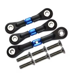 Set van 3 VERSTELBARE stuurstangen TT-01E en TT-02 - OPTIE