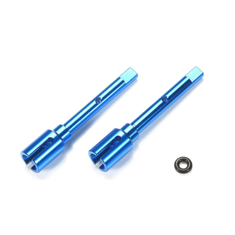 Aandrijf assen centraal cardan aluminium Tamiya TT-02  - OPTIE - 54501