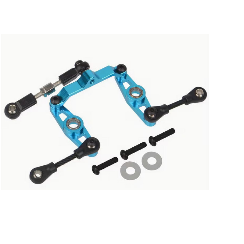 Stuursysteem set aluminium Tamiya TT-01 en TT-01E - OPTIE - ECO te koop modelbouw rc winkel