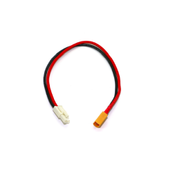 Câble de charge prise chargeur XT60 à connecteur MINI Tamiya - 300mm à vendre magasin modélisme belgique france