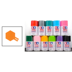 Peinture TAMIYA carrosserie lexan voitures RC - PS7 - ORANGE