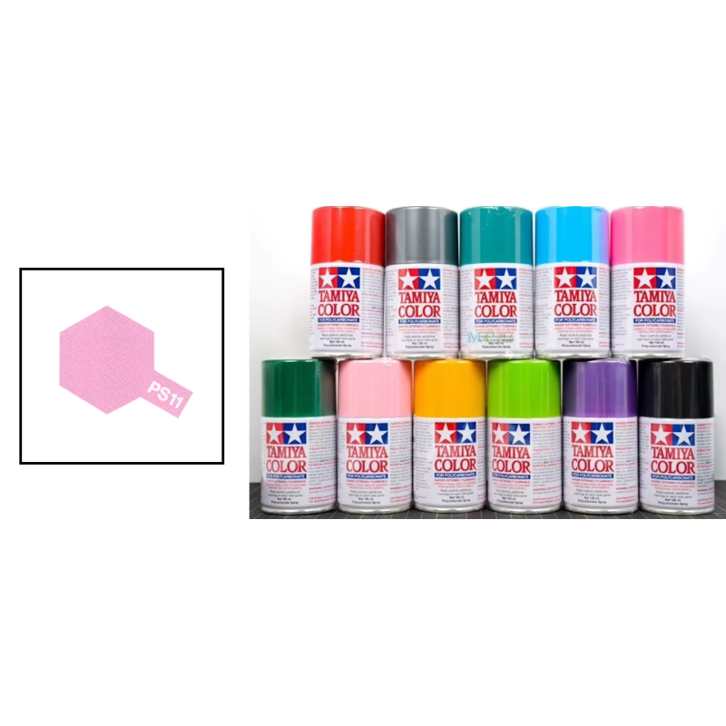 Peinture TAMIYA carrosserie lexan voitures RC - PS11 - ROSE