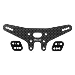 ACHTERAAN shockdempers toor + drop steunen buggy 1/10 RC10B71 Team Associated - OPTIE -2mm