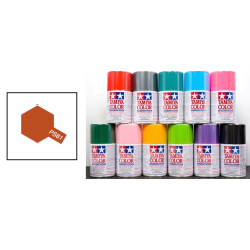 Peinture TAMIYA carrosserie lexan voitures RC - PS61 - ORANGE METAL