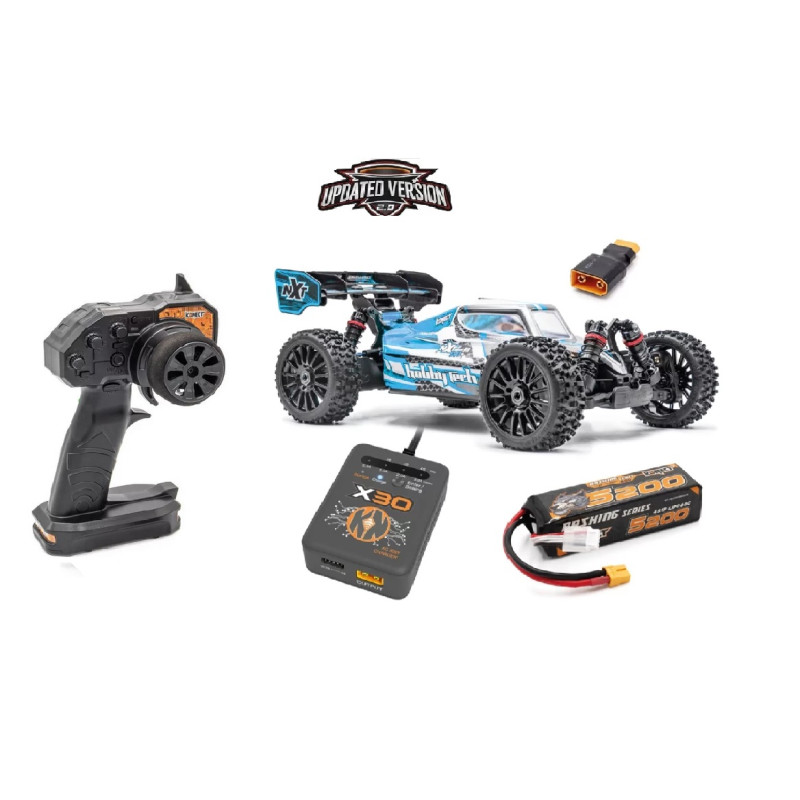 Buggy RC 1/8 Hobbytech NXT EVO RR 2.0 - STARTER KIT - BLAUW te koop modelbouw winkel