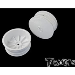 Set 2 velgen 2.2" buggy 1/10 4X4 - VOORAAN - WIT - T-WORKS