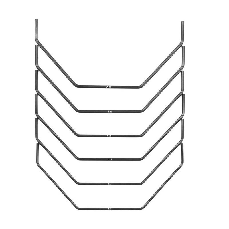 Kit barres stabilisatrices anti-rouli  buggy team associated 1/10 RC10B84