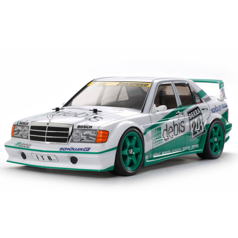 Tamiya TT-01E Mercedes 190E EVO II Debis  - 58656 à vendre meilleur magasin tamiya belgique liege