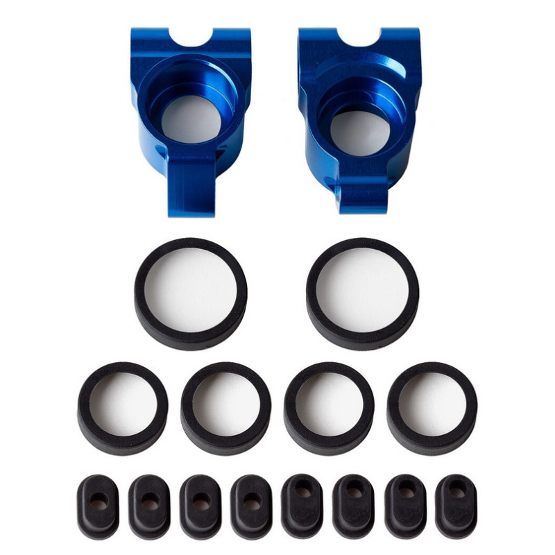 Team Associated Aluminum Rear Hubs Buggy RC8B4.1 - OPTIE ALUMINIUM