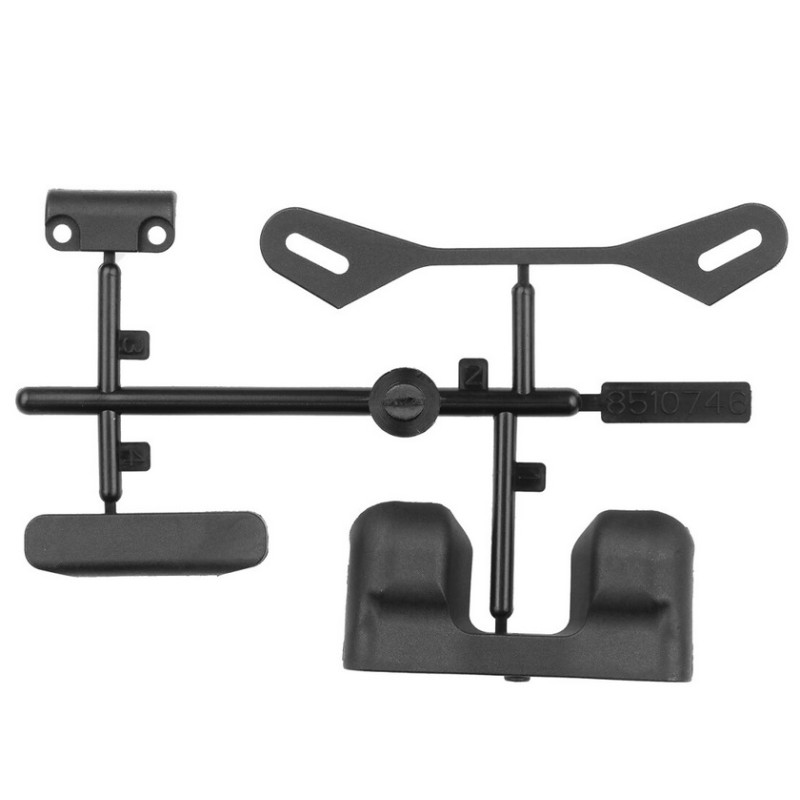 Bescherming shockdempers set en bumper buggy Team Associated RC10B84