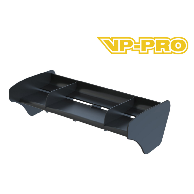 Aileron arrière NOIR VP RPO pour Buggy rc 1/8