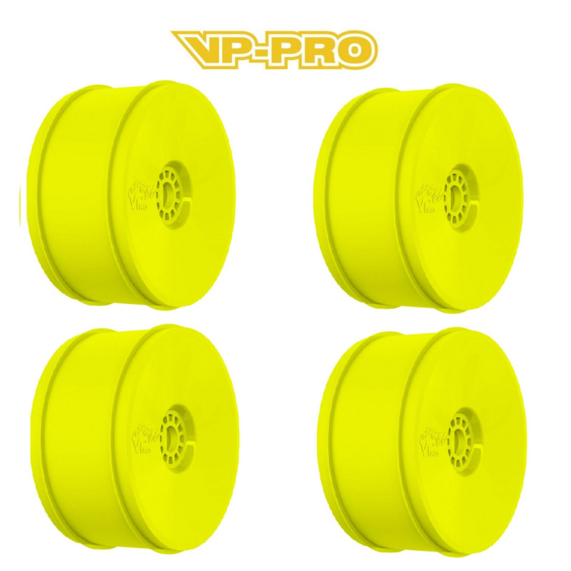 jantes Truggy 1/8 VP PRO - JAUNE FLUO magasin modélisme rc belgique france