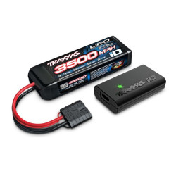 batterij akku accu lipo en oplader USB Traxxas Mini XRT magasin modelbouw belgie winkel