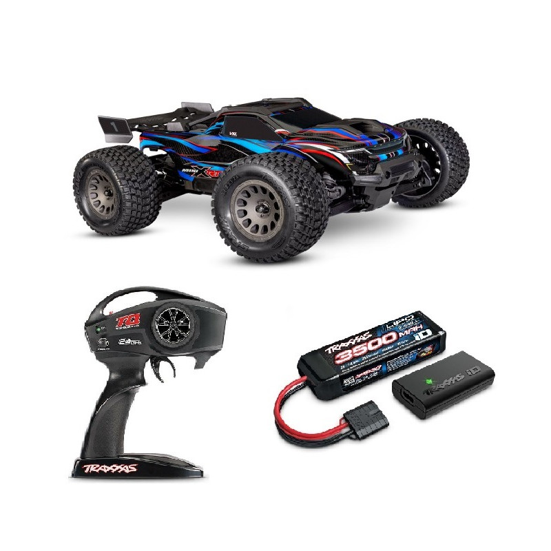 Traxxas Mini XRT VXL-3S blauw te koop rc winkel