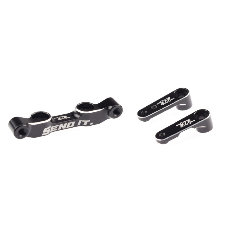 UPGRADE SET Steering plate buggy 1/10 Team Associated RC10B6.4, RC10B7, RC10B7.1 - OPTIE ALUMINIUM te koop belgie modelbouw