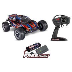 Traxxas RUSTLER 4X2 BL-2S rc modelbouw winkel rc belgie