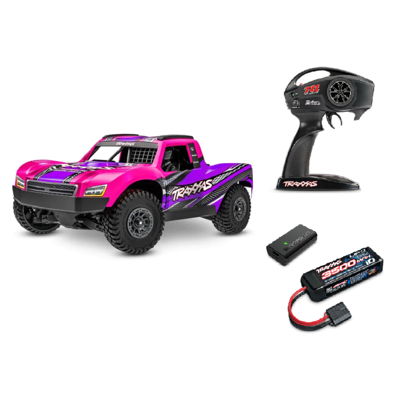 Traxxas MINI SLASH BL-2S rose à vendre magasin modélisme rc belgique