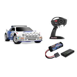 Traxxas MINI RALLY VXL Ford RS200 - 4WD - Brushless - WIT