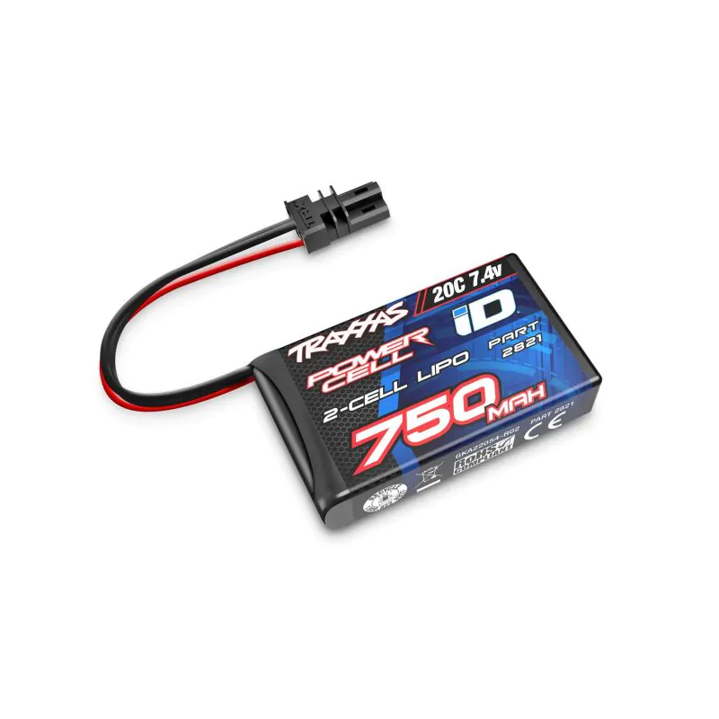 Batterie Traxxas Lipo 2S 750mAh 7.4V 20C
