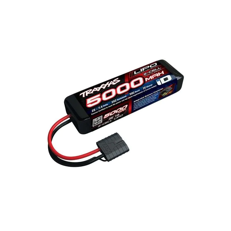 Batterij Traxxas Lipo 2S 5000mAh 7.4V 25C te koop rc modelbouw winkel belgie