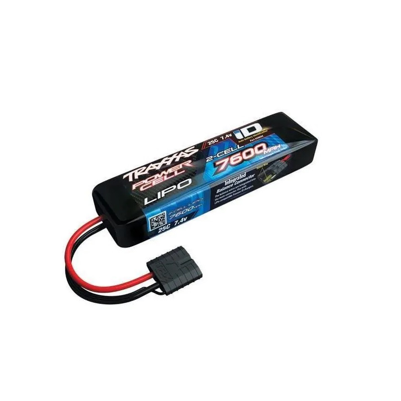 Batterie Traxxas Lipo 2S 7600mAh 7.4V 25C